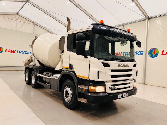 Scania P280 6×4 Day Cab Cement Mixer