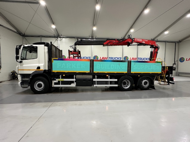 DAF CF 370 6×2 Rear Lift Dropside Brick Grab Manual
