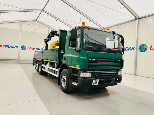 DAF CF75 310 Rear Lift Day Cab Dropside Brick Grab