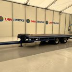 Adwell Tandem Axle Flatbed Drawbar Trailer - thumbnail