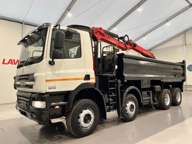 DAF CF85 410 8×4 Day Cab Steel Tipper Grab