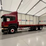 Scania P380 6×2 10 Tyre Rear Lift Sleeper Cab Flatbed - thumbnail