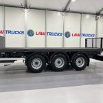 Montracon Tri Axle Flatbed Drawbar Trailer - thumbnail