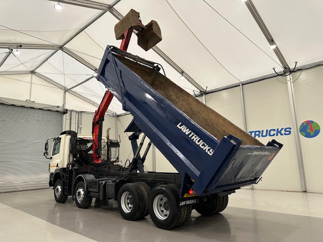 DAF CF85 410 8×4 Day Cab Steel Tipper Grab