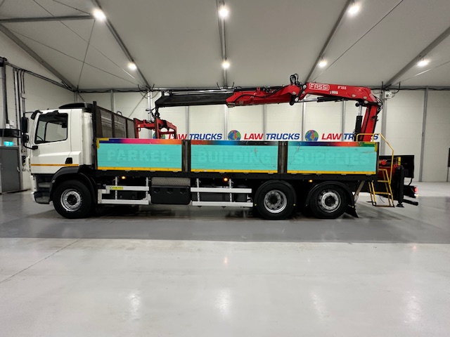DAF CF 370 6×2 Rear Lift Dropside Brick Grab Manual