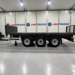 Montracon Tri Axle Flatbed Drawbar Trailer - thumbnail