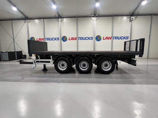 Montracon Tri Axle Flatbed Drawbar Trailer