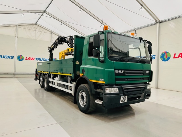 DAF CF75 310 Rear Lift Day Cab Dropside Brick Grab