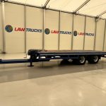 Adwell Tandem Axle Flatbed Drawbar Trailer - thumbnail