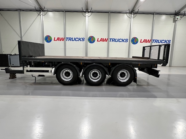 Montracon Tri Axle Flatbed Drawbar Trailer
