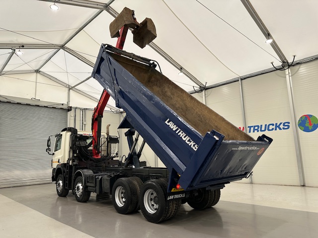 DAF CF85 410 8×4 Day Cab Steel Tipper Grab