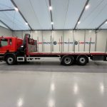 Scania P280 6×2 Rear Lift Flatbed with Crane - thumbnail