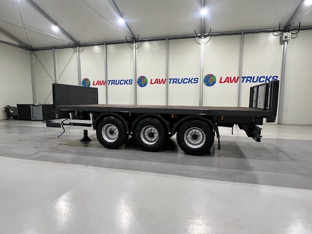 Montracon Tri Axle Flatbed Drawbar Trailer