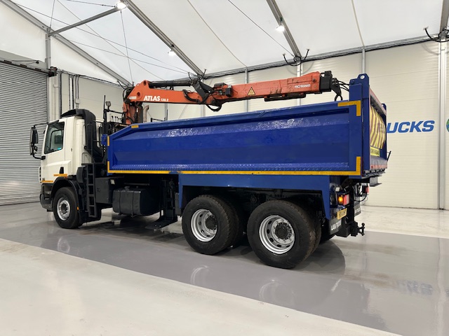 DAF CF75 310 6×4 Steel Tipper Grab Manual