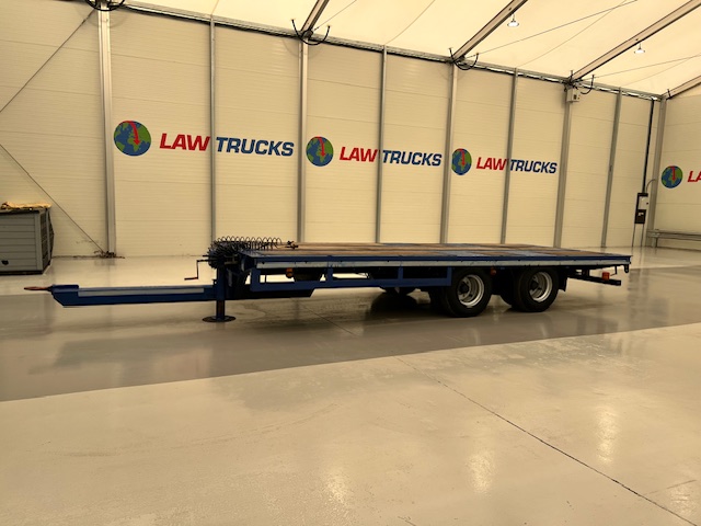 Adwell Tandem Axle Flatbed Drawbar Trailer