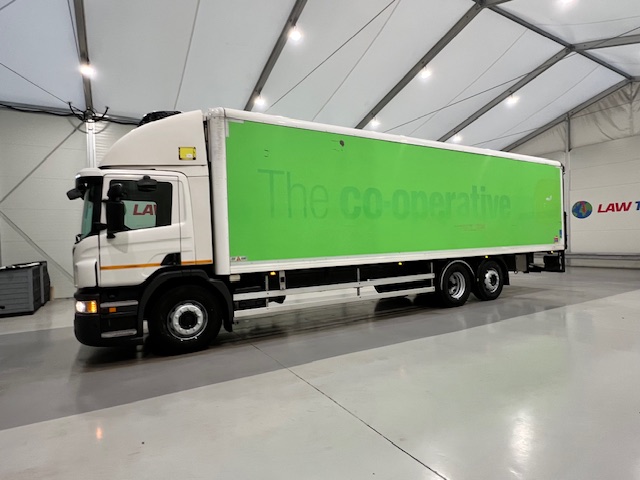 Scania P280 6×2 Rear Lift Day Cab Fridge Box