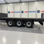 Montracon Tri Axle Flatbed Drawbar Trailer - thumbnail