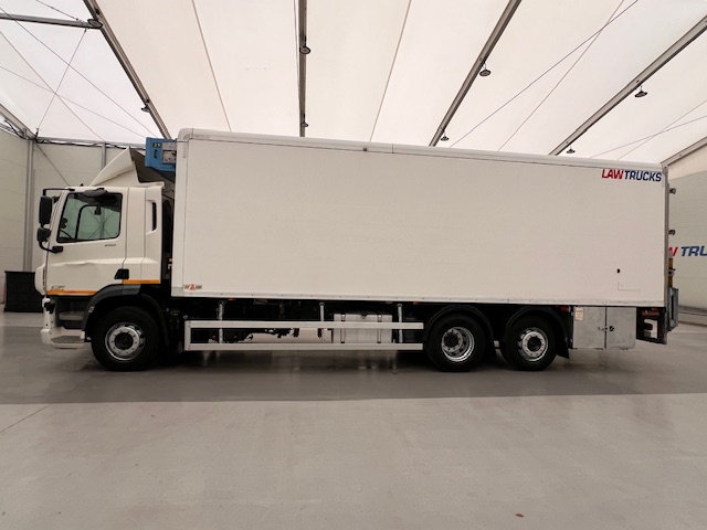 DAF CF 290 6×2 Rear Steer Fridge Box