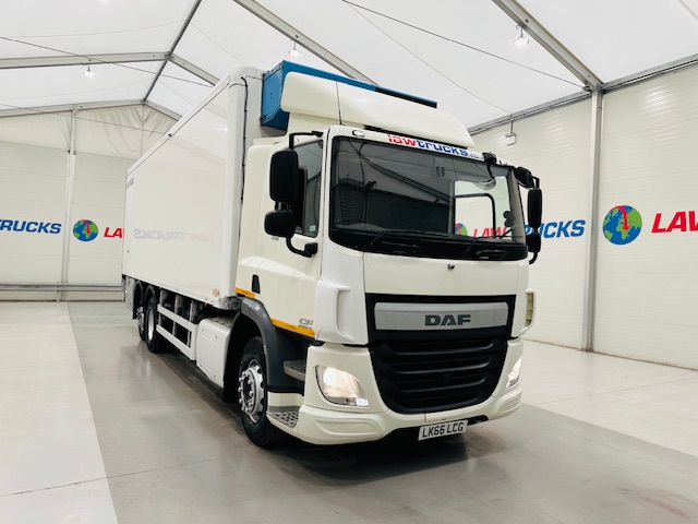 DAF CF 290 6×2 Rear Steer Fridge Box