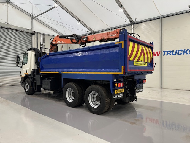 DAF CF75 310 6×4 Steel Tipper Grab Manual