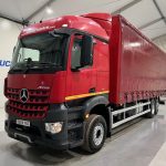 Mercedes Actros 2533 6×2 Sleeper Cab Curtainsider - thumbnail