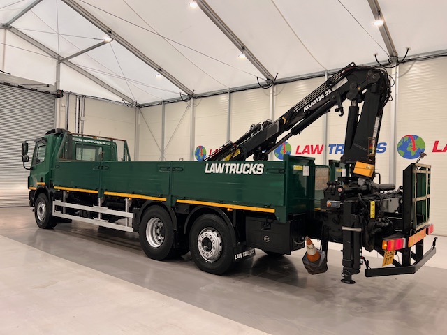DAF CF75 310 6×2 Day Cab Dropside Crane