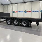 Montracon Tri Axle Flatbed Drawbar Trailer - thumbnail