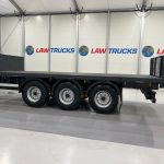 Montracon Tri Axle Flatbed Drawbar Trailer - thumbnail