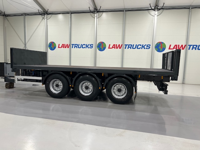 Montracon Tri Axle Flatbed Drawbar Trailer