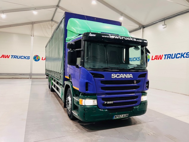 Scania P280 10 Tyre Rear Lift Curtainsider