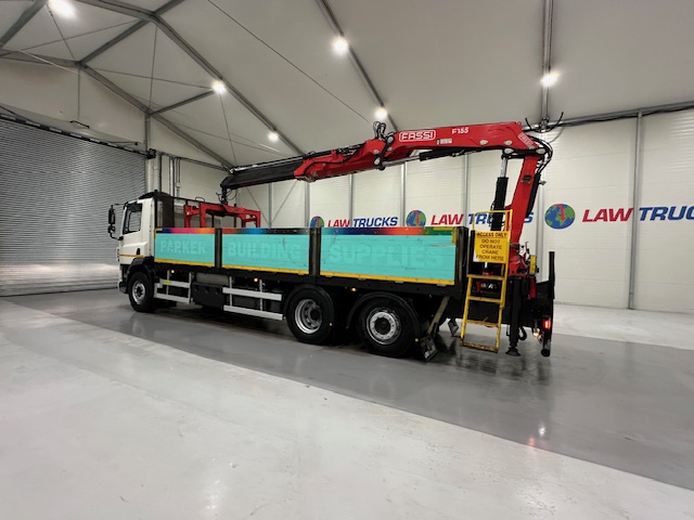 DAF CF 370 6×2 Rear Lift Dropside Brick Grab Manual
