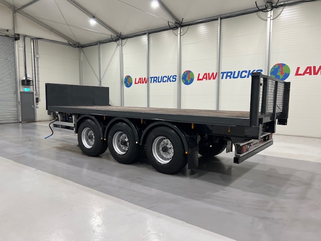 Montracon Tri Axle Flatbed Drawbar Trailer