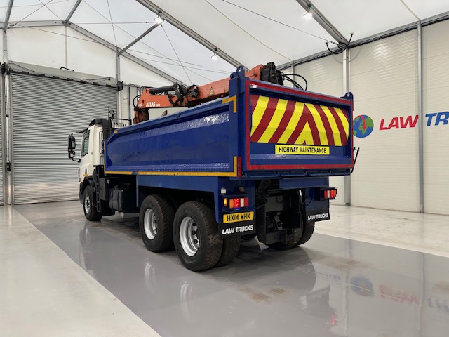 DAF CF75 310 6×4 Steel Tipper Grab Manual