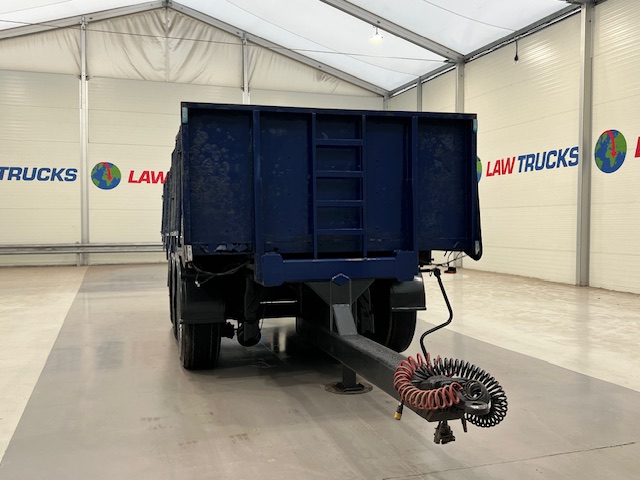Wheelbase Tri Axle Flatbed Drawbar Trailer