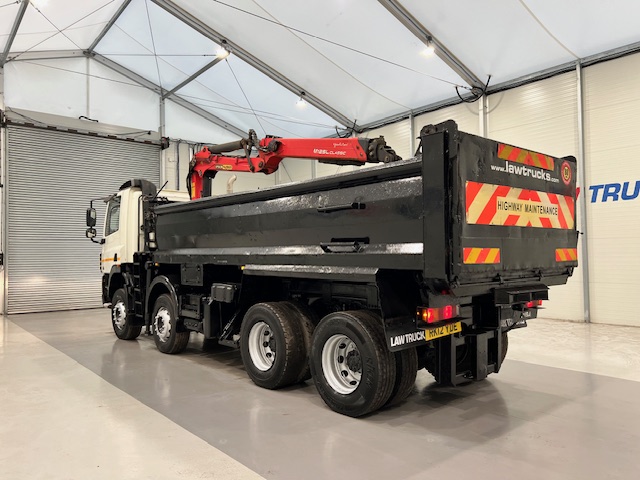 DAF CF85 410 8×4 Day Cab Steel Tipper Grab