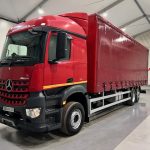 Mercedes Actros 2533 6×2 Sleeper Cab Curtainsider - thumbnail