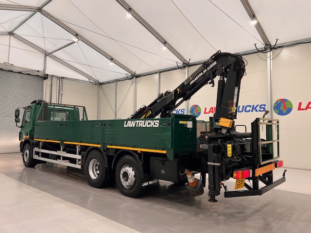 DAF CF75 310 6×2 Day Cab Dropside Crane