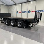 Montracon Tri Axle Flatbed Drawbar Trailer - thumbnail