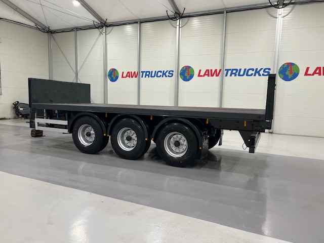 Montracon Tri Axle Flatbed Drawbar Trailer