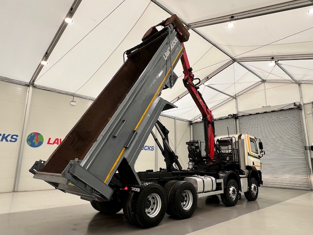 DAF CF 400 8×4 Day Cab Steel Tipper Grab