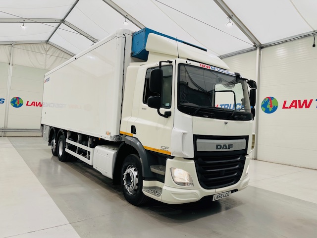 DAF CF 290 6×2 Rear Steer Fridge Box
