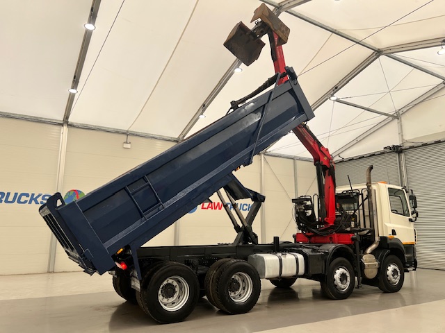 DAF CF85 410 8×4 Day Cab Steel Tipper Grab