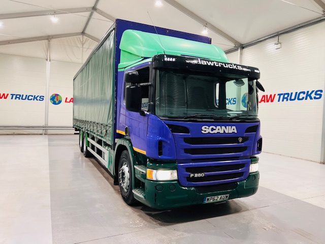Scania P280 10 Tyre Rear Lift Curtainsider