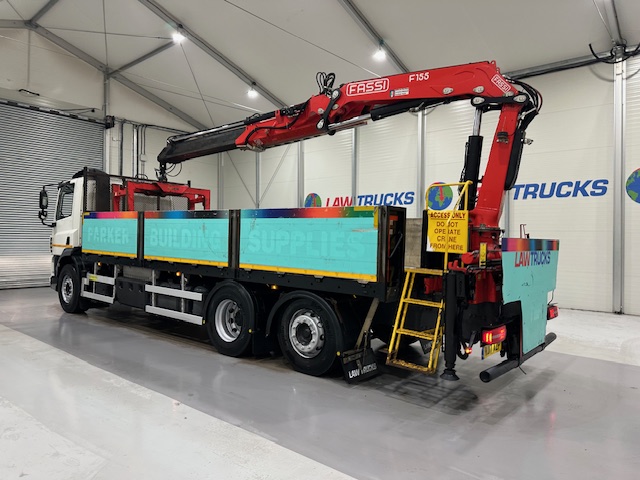 DAF CF 370 6×2 Rear Lift Dropside Brick Grab Manual
