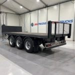 Montracon Tri Axle Flatbed Drawbar Trailer - thumbnail