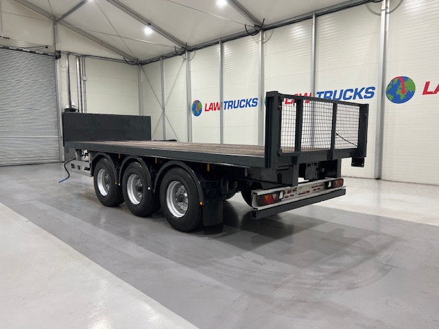 Montracon Tri Axle Flatbed Drawbar Trailer