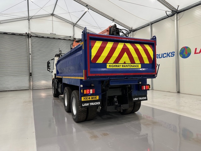 DAF CF75 310 6×4 Steel Tipper Grab Manual