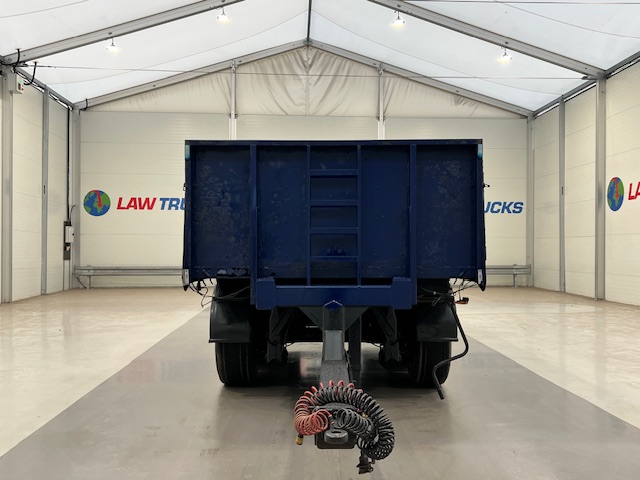 Wheelbase Tri Axle Flatbed Drawbar Trailer
