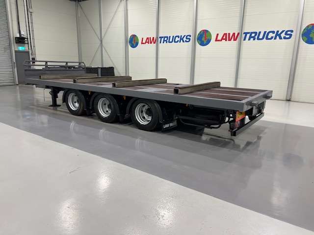 SDC Tri Axle Flatbed Drawbar Trailer