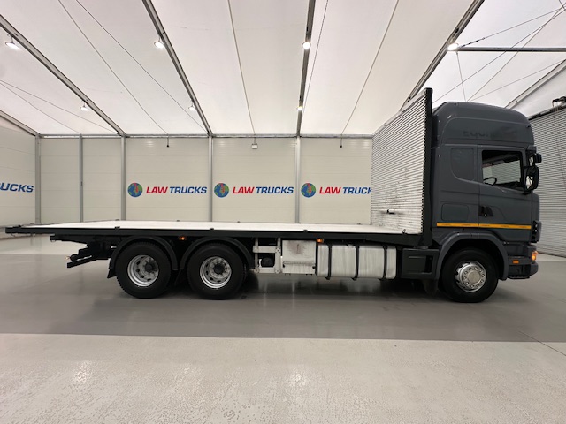 Scania 124 470 6×2 10 Tyre Sleeper Cab Flatbed